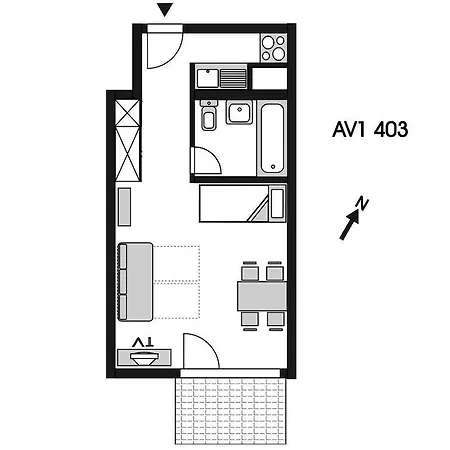 Apartment Antares 403 Anzere
